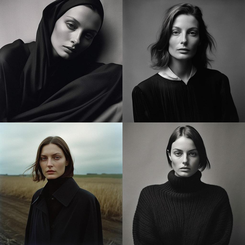 Phoebe Philo style, Midjourney V5.1, render 1 of 4