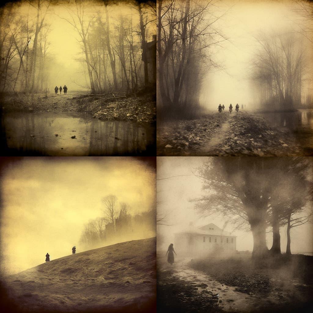 Pictorialism style, Midjourney V5.1, render 1 of 4