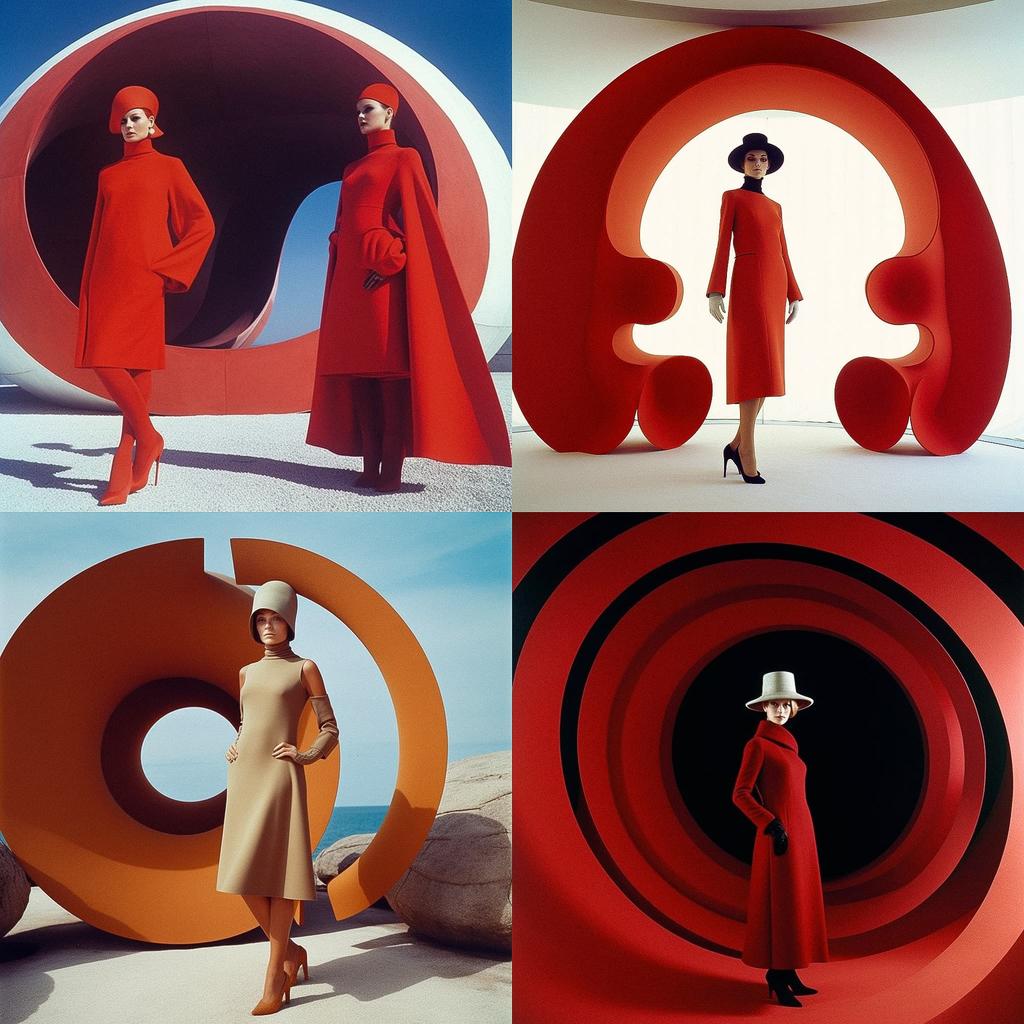 Pierre Cardin style, Midjourney V5.1, render 1 of 4