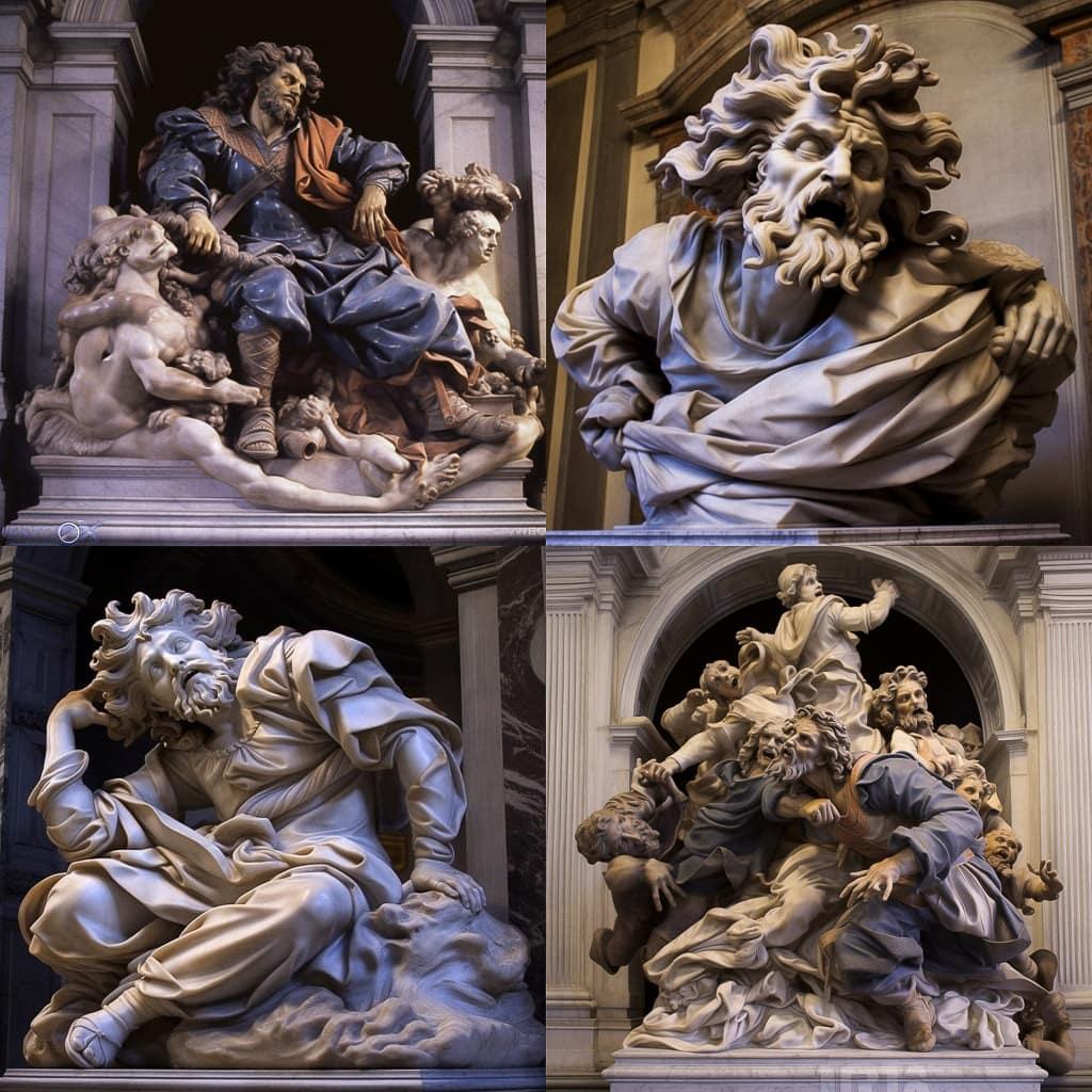 Pietro Bernini style, Midjourney V5.1, render 1 of 4