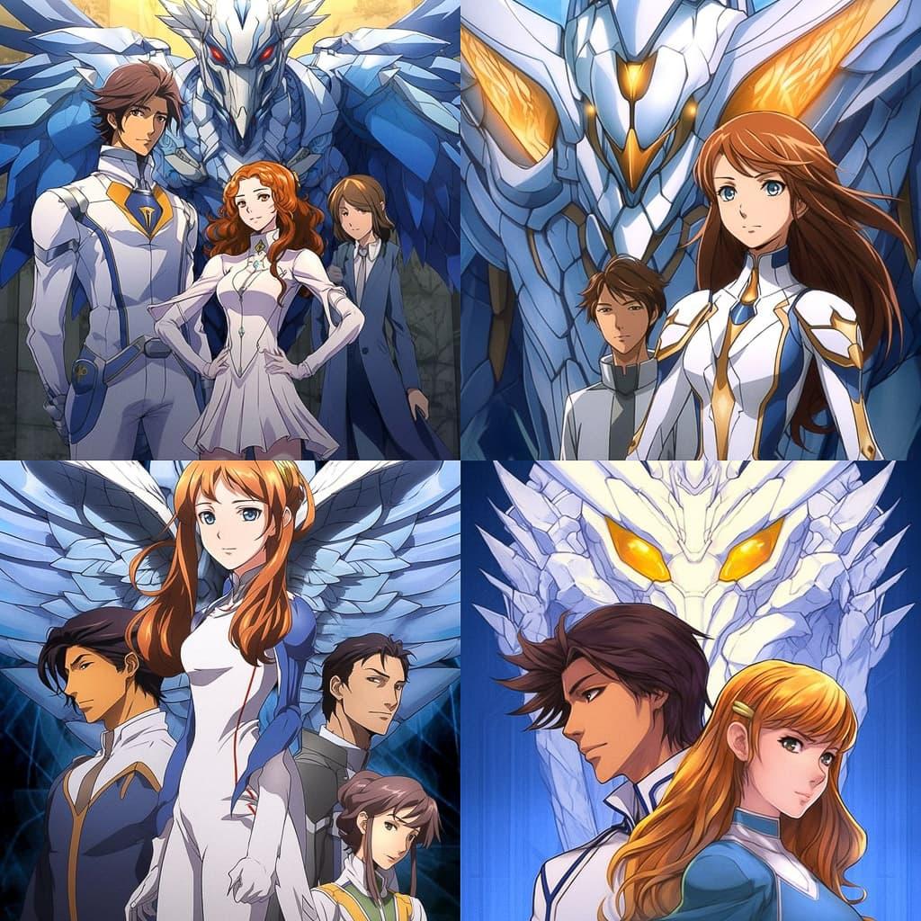 RahXephon style, Midjourney V5.1, render 1 of 4