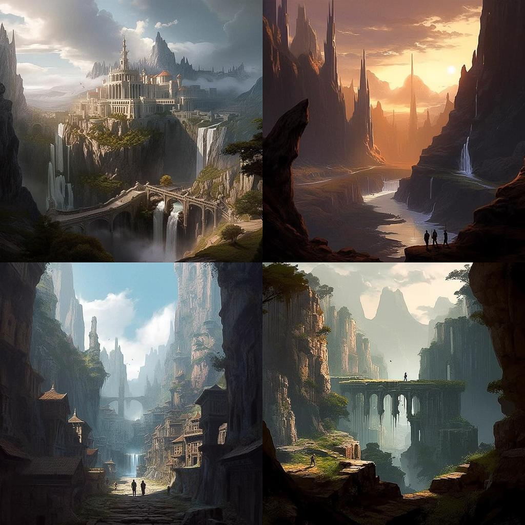 Raphael Lacoste style, Midjourney V5.1, render 1 of 4