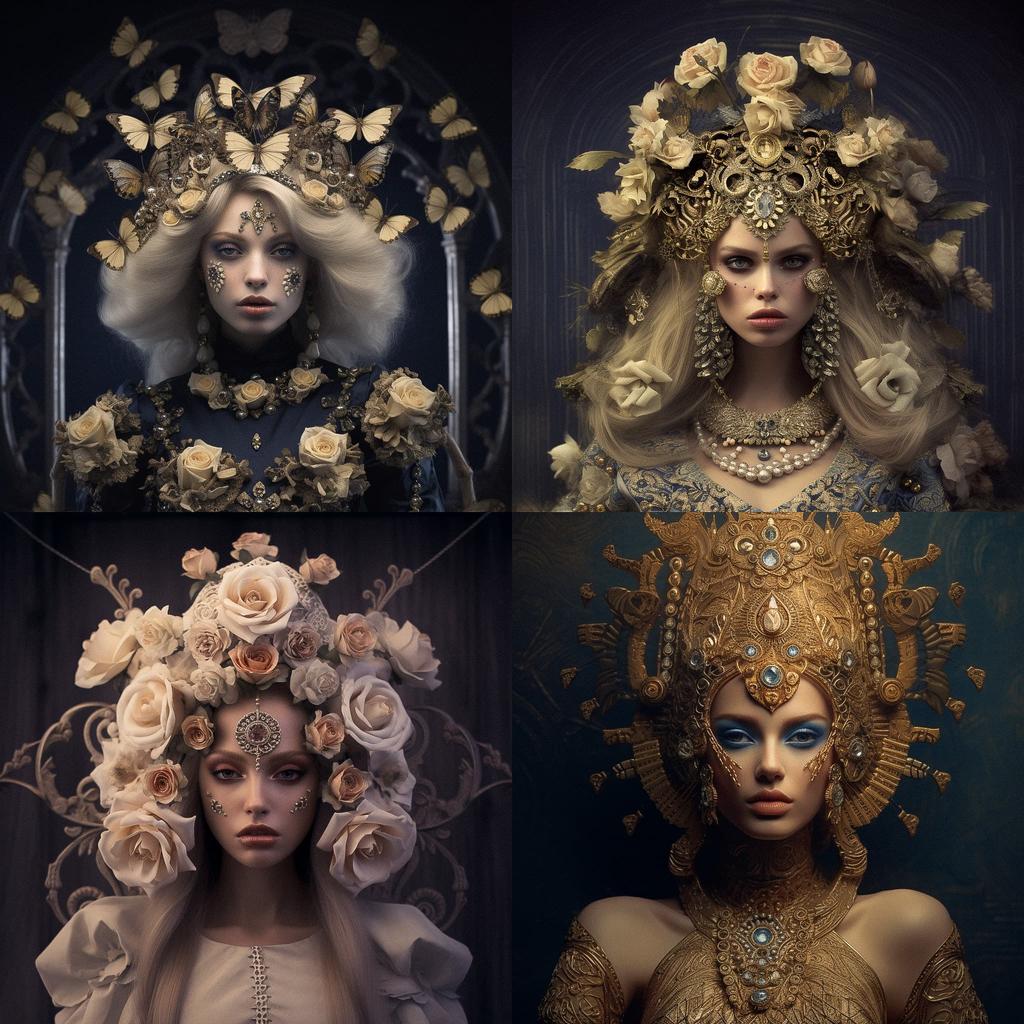 Rebeca Saray style, Midjourney V5.1, render 1 of 4