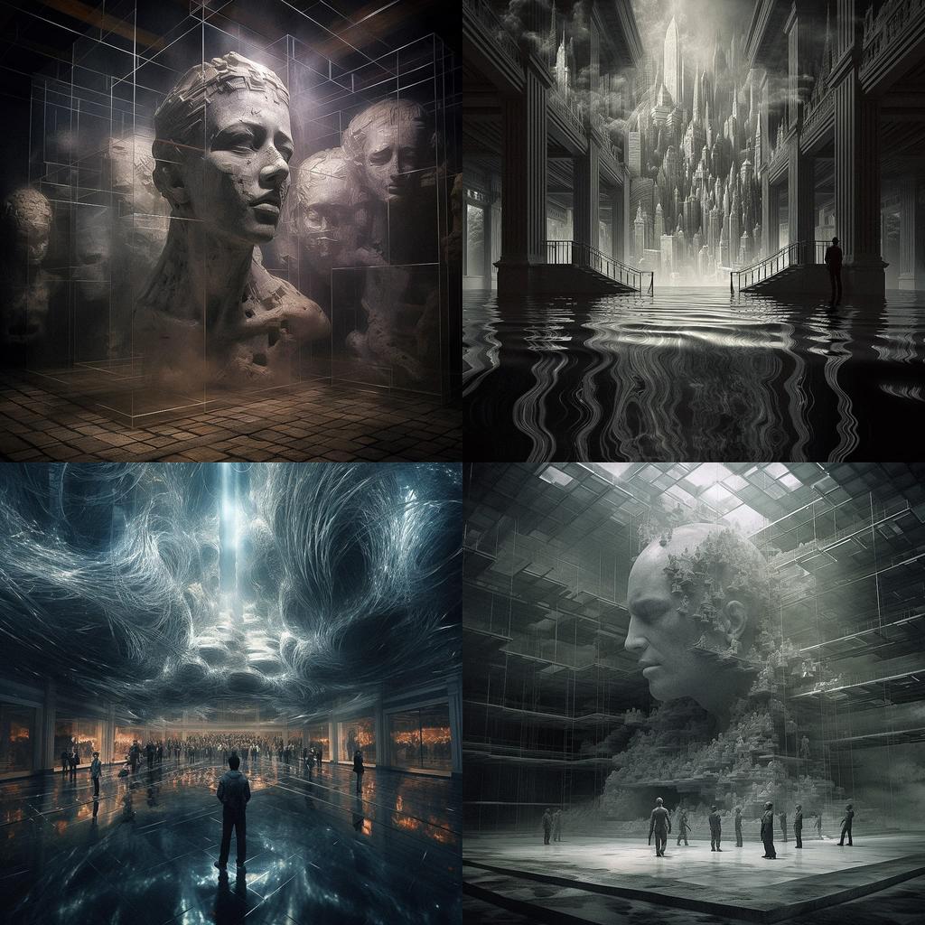 Refik Anadol style, Midjourney V5.1, render 1 of 4