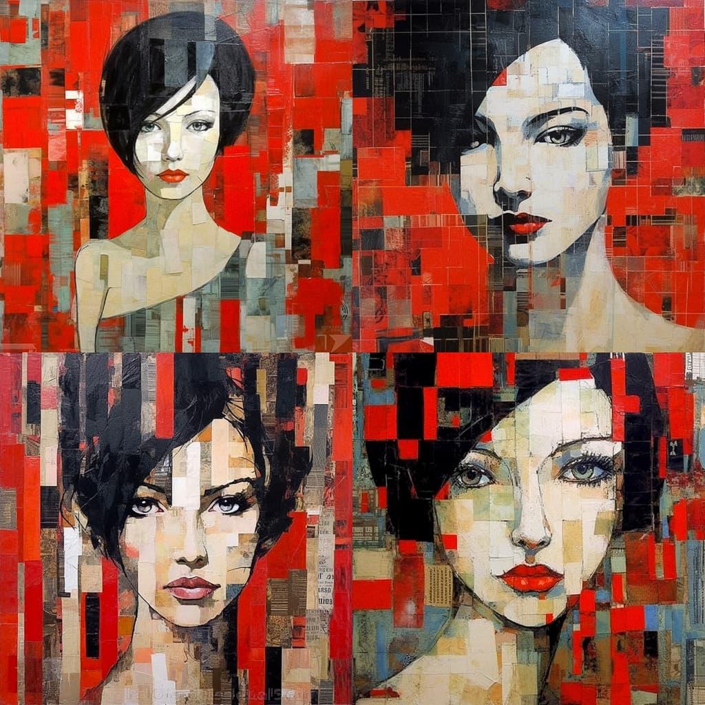 Richard Burlet style, Midjourney V5.1, render 1 of 4