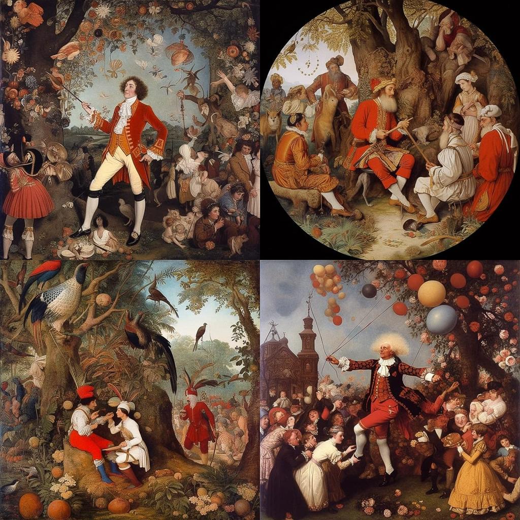 Richard Dadd style, Midjourney V5.1, render 1 of 4