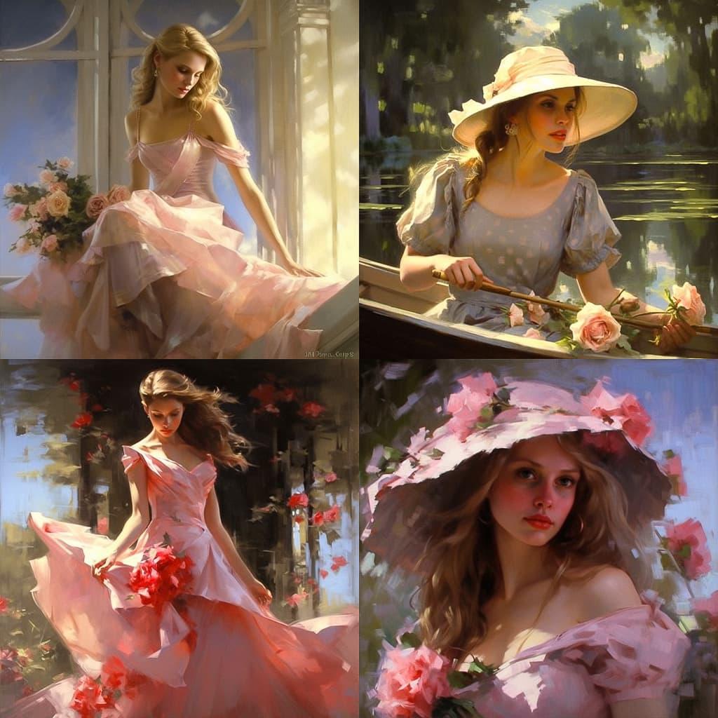 Richard S. Johnson style, Midjourney V5.1, render 1 of 4