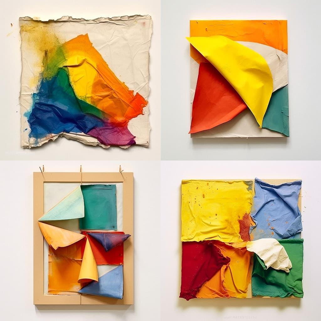 Richard Tuttle style, Midjourney V5.1, render 1 of 4