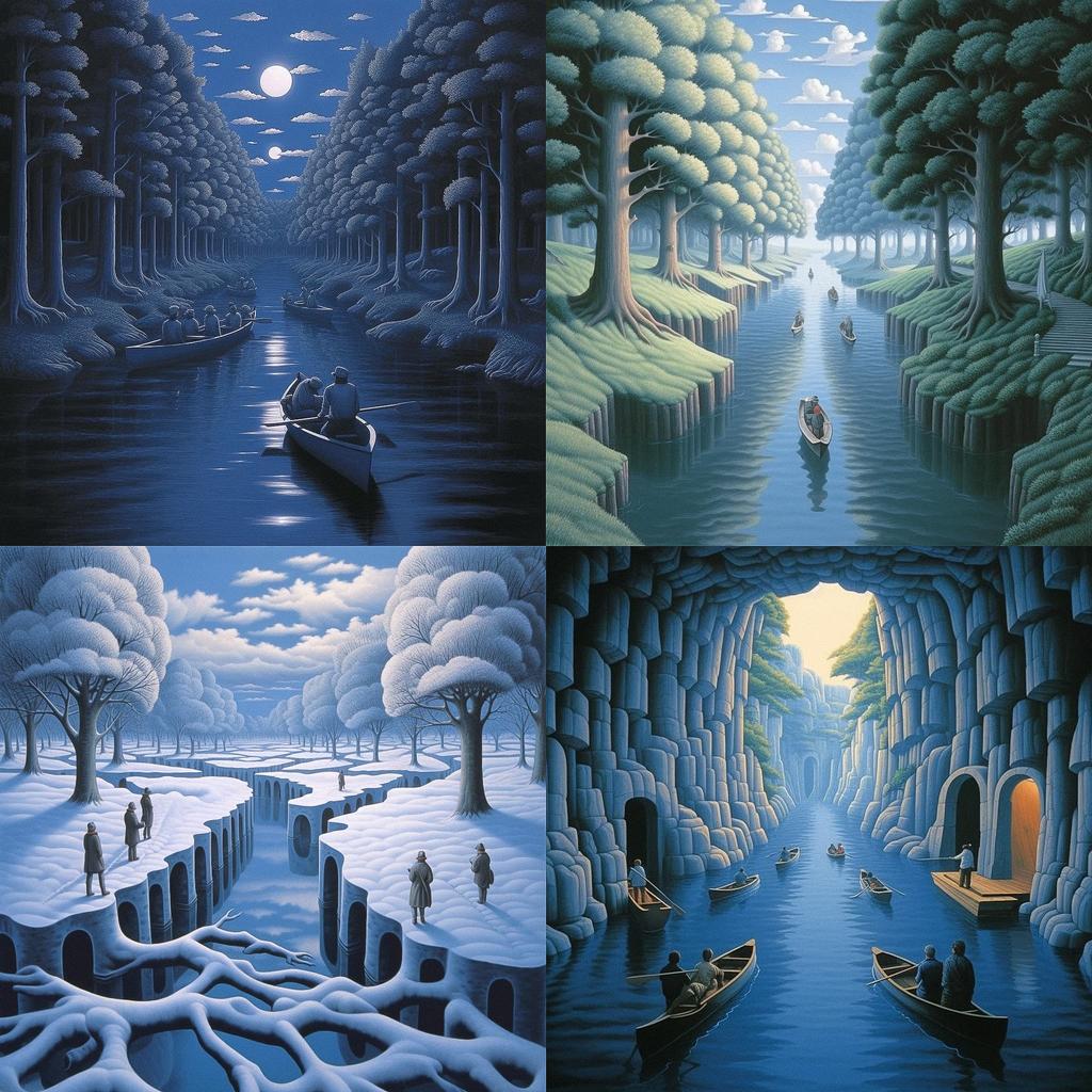 Rob Gonsalves style, Midjourney V5.1, render 1 of 4