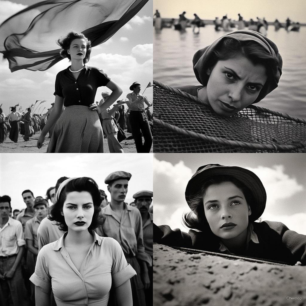 Robert Capa style, Midjourney V5.1, render 1 of 4