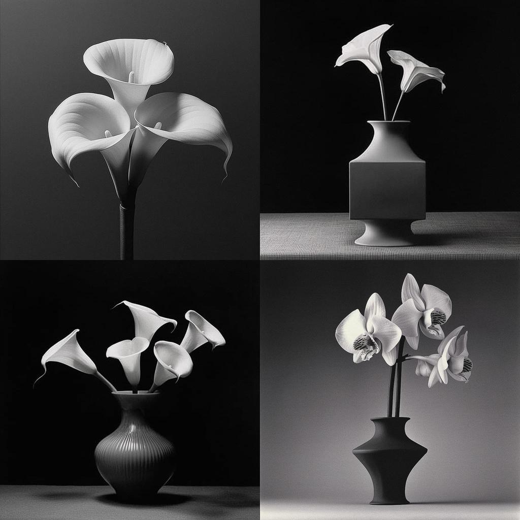 Robert Mapplethorpe style, Midjourney V5.1, render 1 of 4