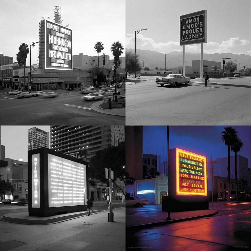 Robert Montgomery style, Midjourney V5.1, render 1 of 4