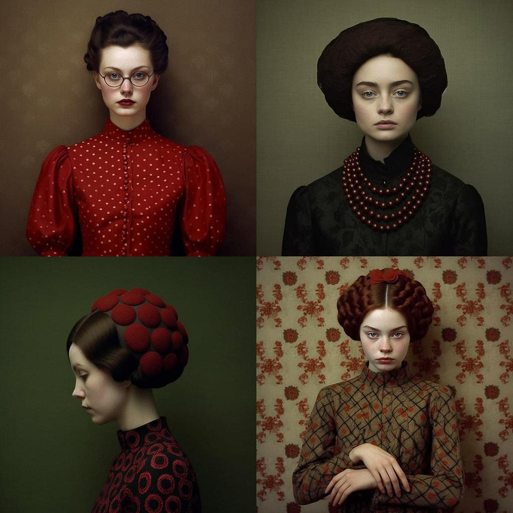 Romina Ressia style, Midjourney V5.1, render 1 of 4