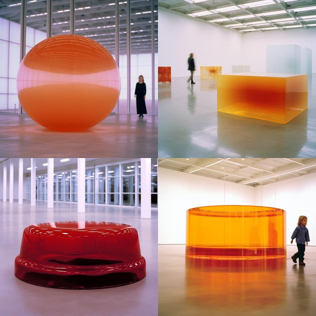 Roni Horn style, Midjourney V5.1, render 1 of 4