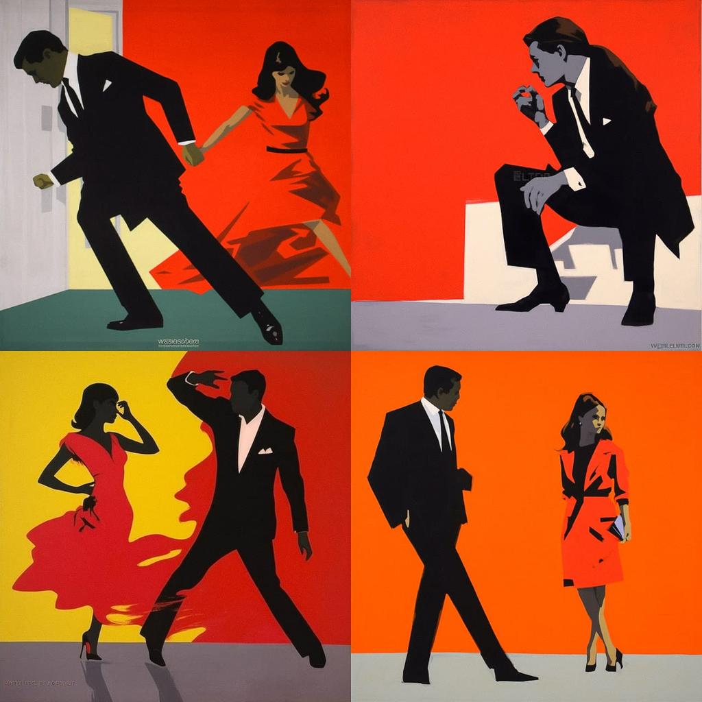 Rosalyn Drexler style, Midjourney V5.1, render 1 of 4