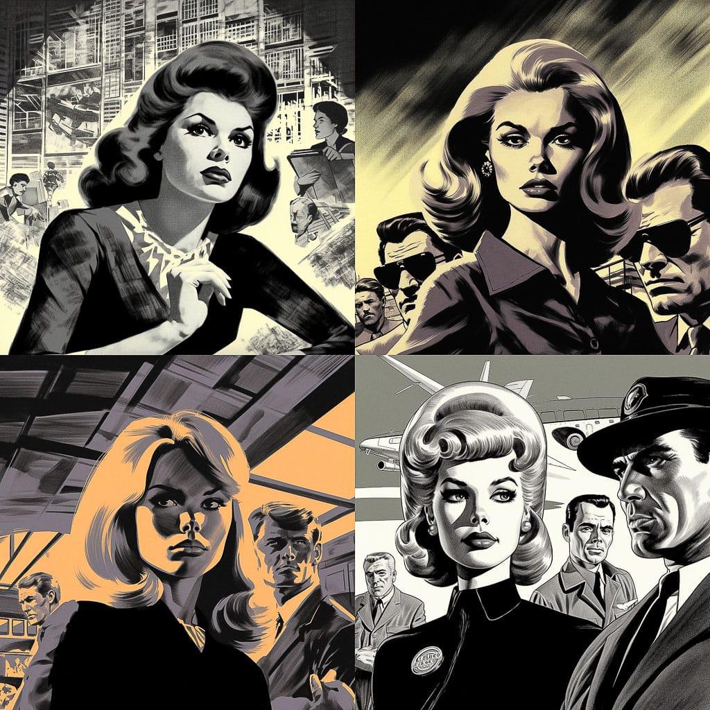 Russ Heath style, Midjourney V5.1, render 1 of 4