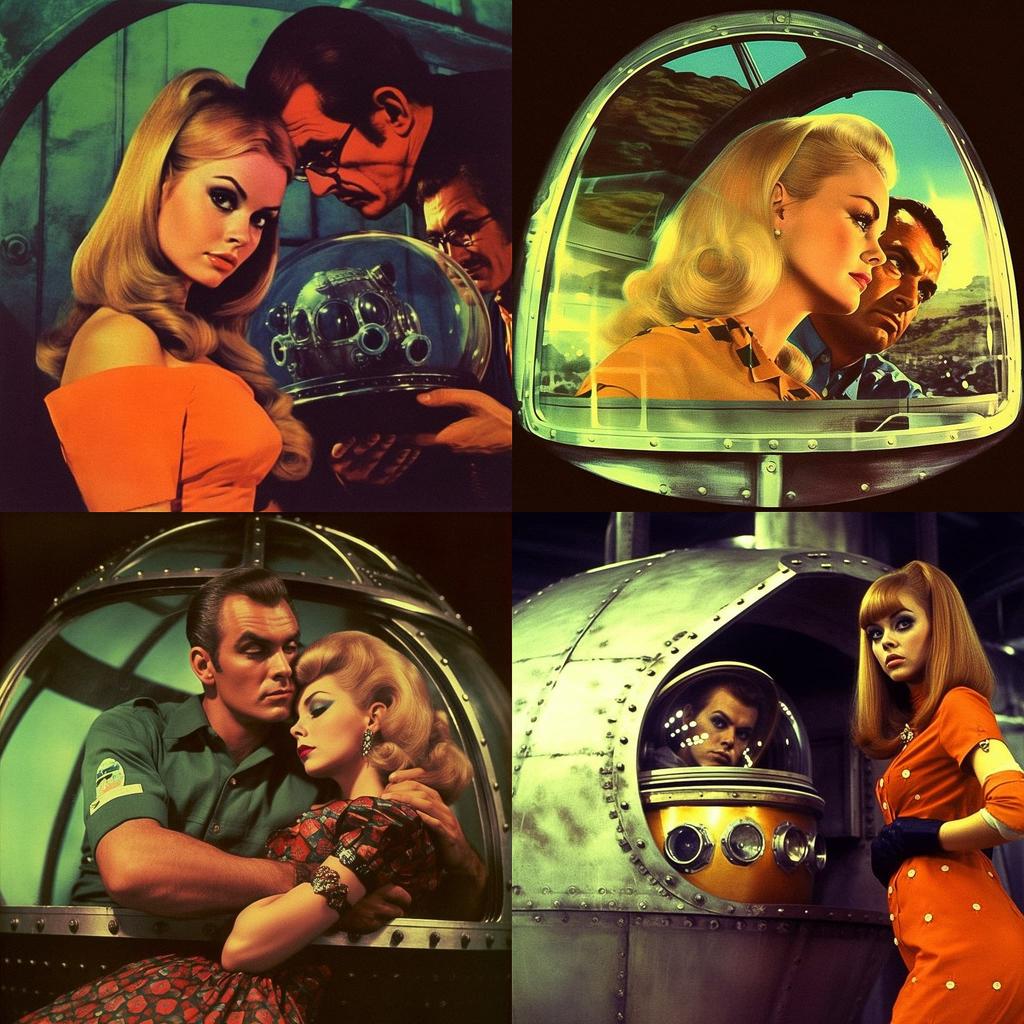 Russ Meyer style, Midjourney V5.1, render 1 of 4