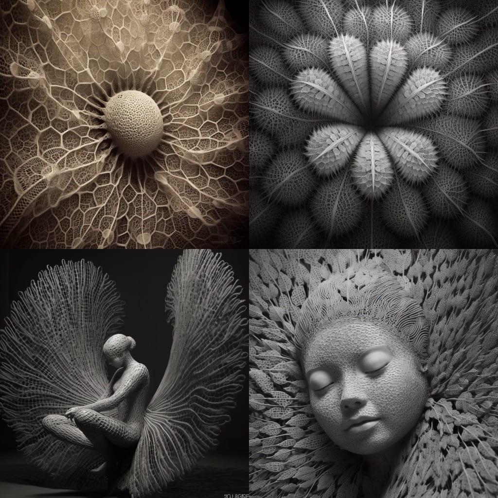 Ruth Asawa style, Midjourney V5.1, render 1 of 4