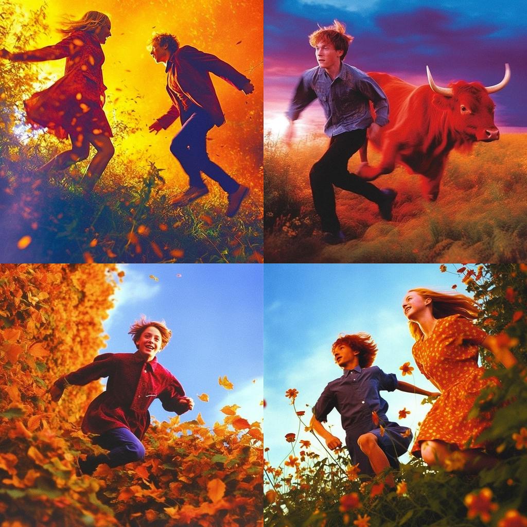 Ryan McGinley style, Midjourney V5.1, render 1 of 4