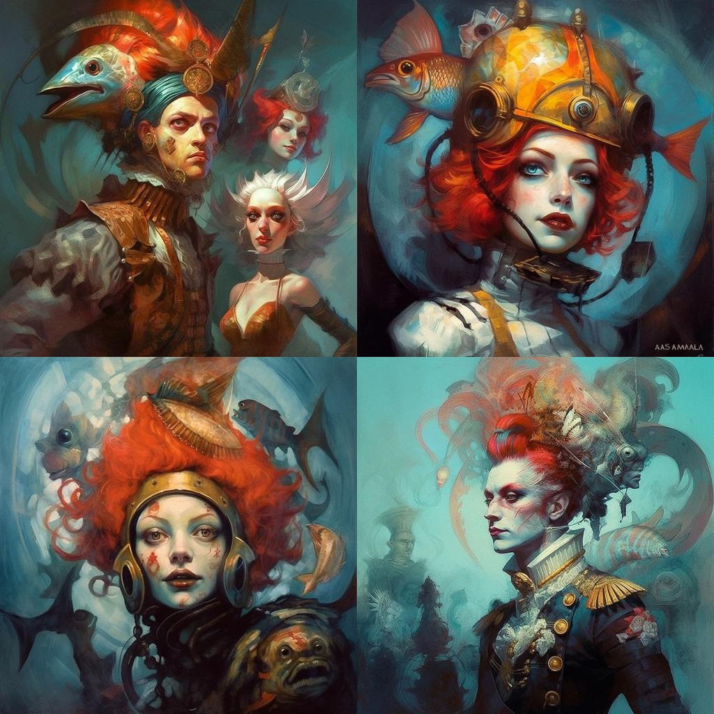 Sabbas Apterus style, Midjourney V5.1, render 1 of 4