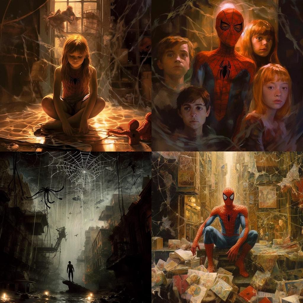 Sam Raimi style, Midjourney V5.1, render 1 of 4