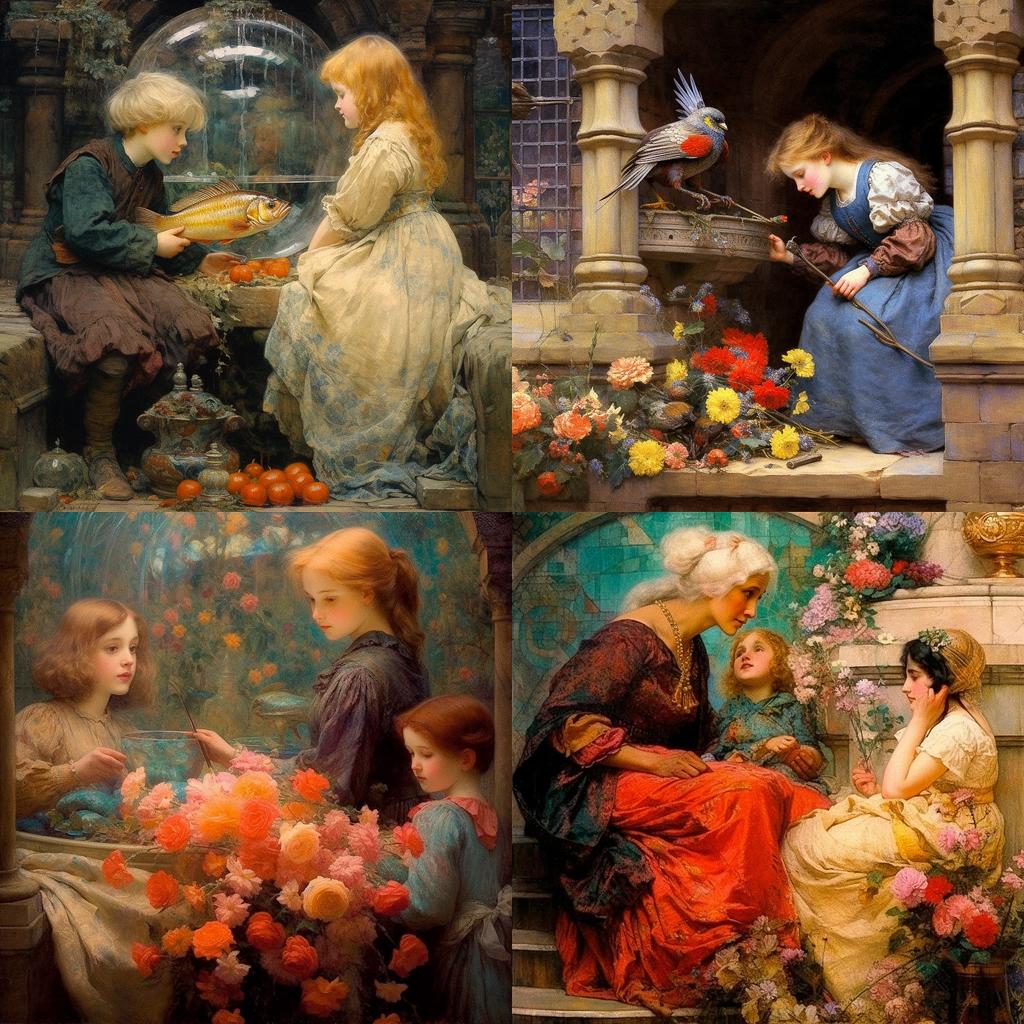 Samuel Melton Fisher style, Midjourney V5.1, render 1 of 4
