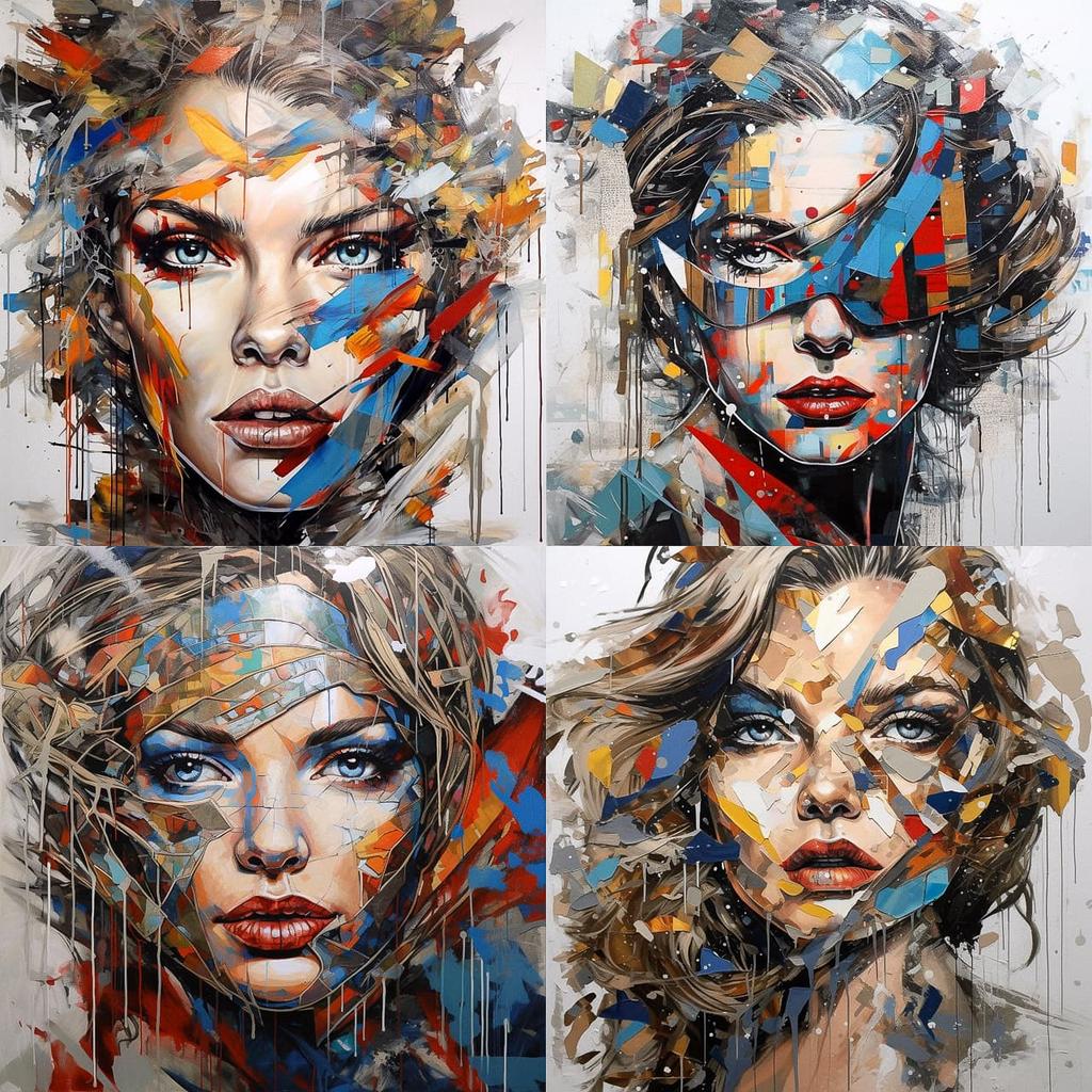 Sandra Chevrier style, Midjourney V5.1, render 1 of 4