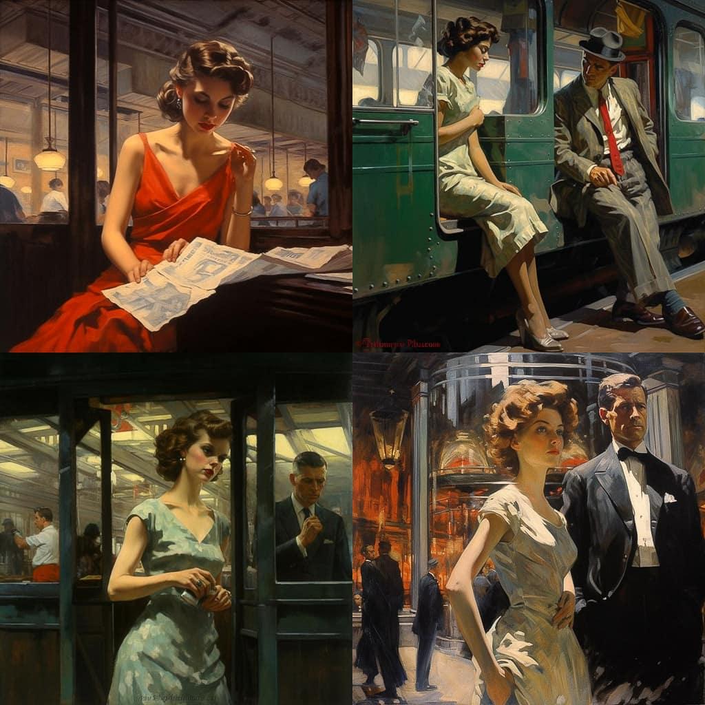 Saul Tepper style, Midjourney V5.1, render 1 of 4