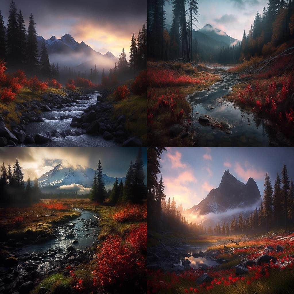 Sean Bagshaw style, Midjourney V5.1, render 1 of 4