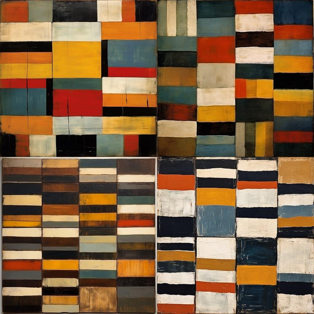 Sean Scully style, Midjourney V5.1, render 1 of 4