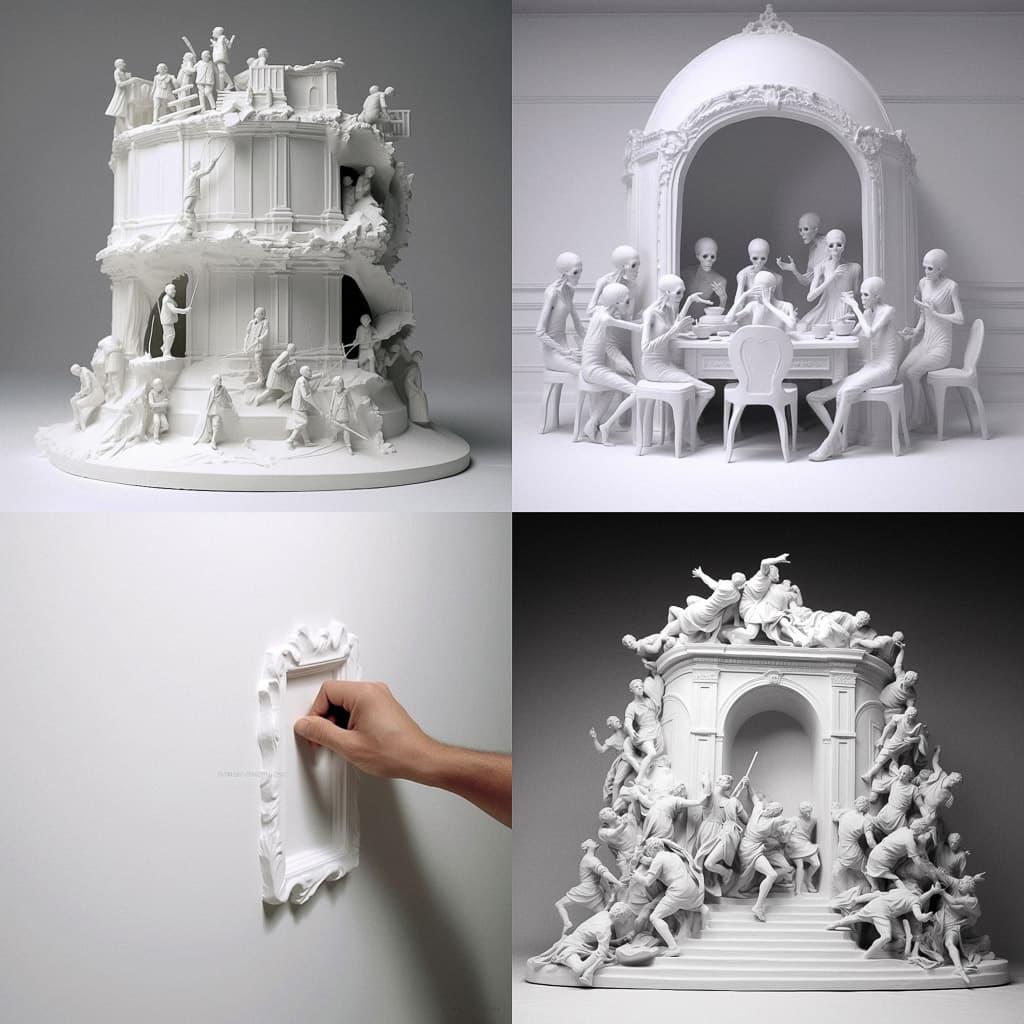 Sebastian Errazuriz style, Midjourney V5.1, render 1 of 4
