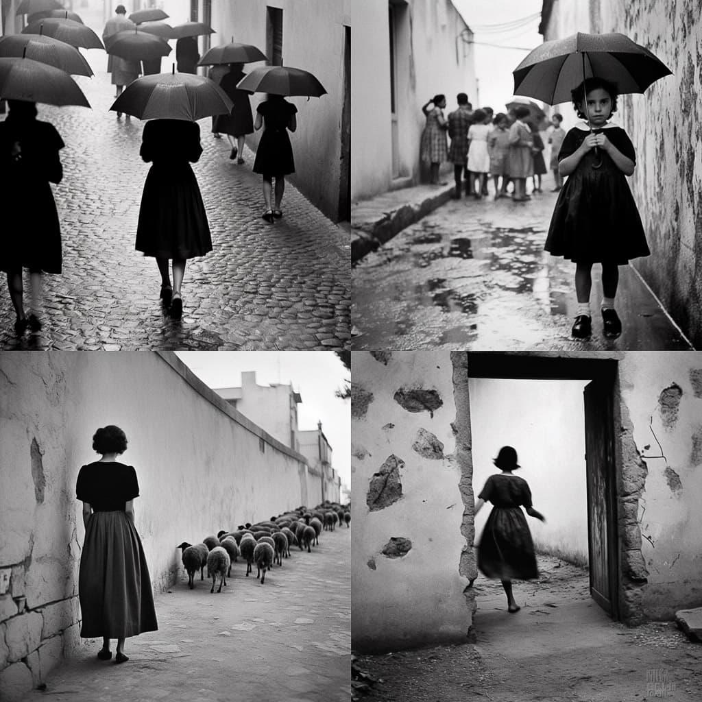 Sergio Larrain style, Midjourney V5.1, render 1 of 4