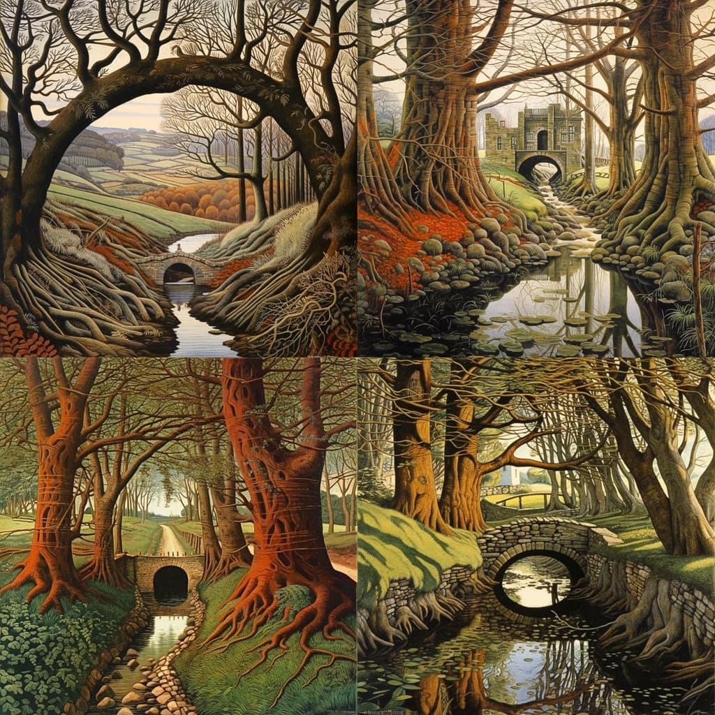 Simon Palmer style, Midjourney V5.1, render 1 of 4