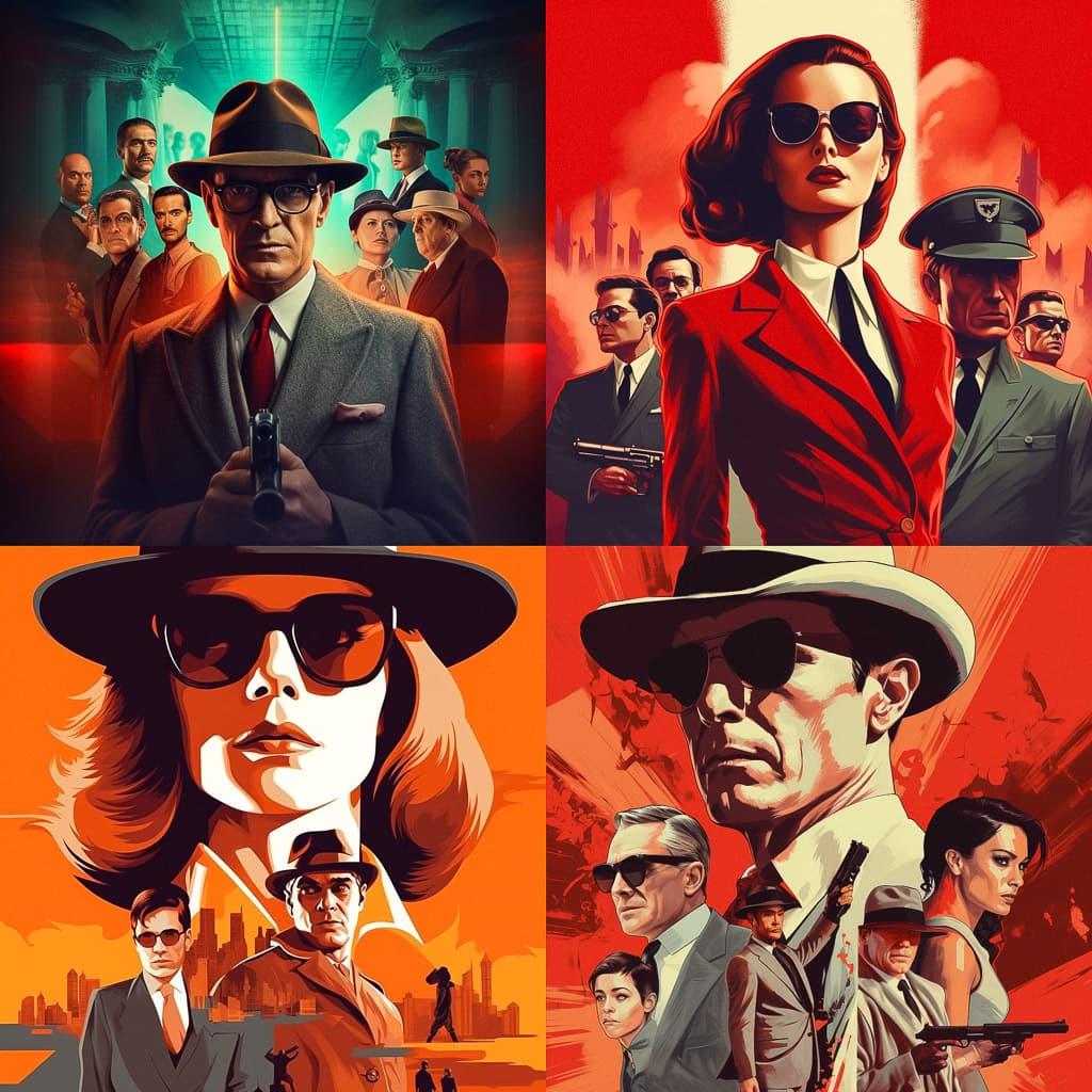 Spy movie style, Midjourney V5.1, render 1 of 4