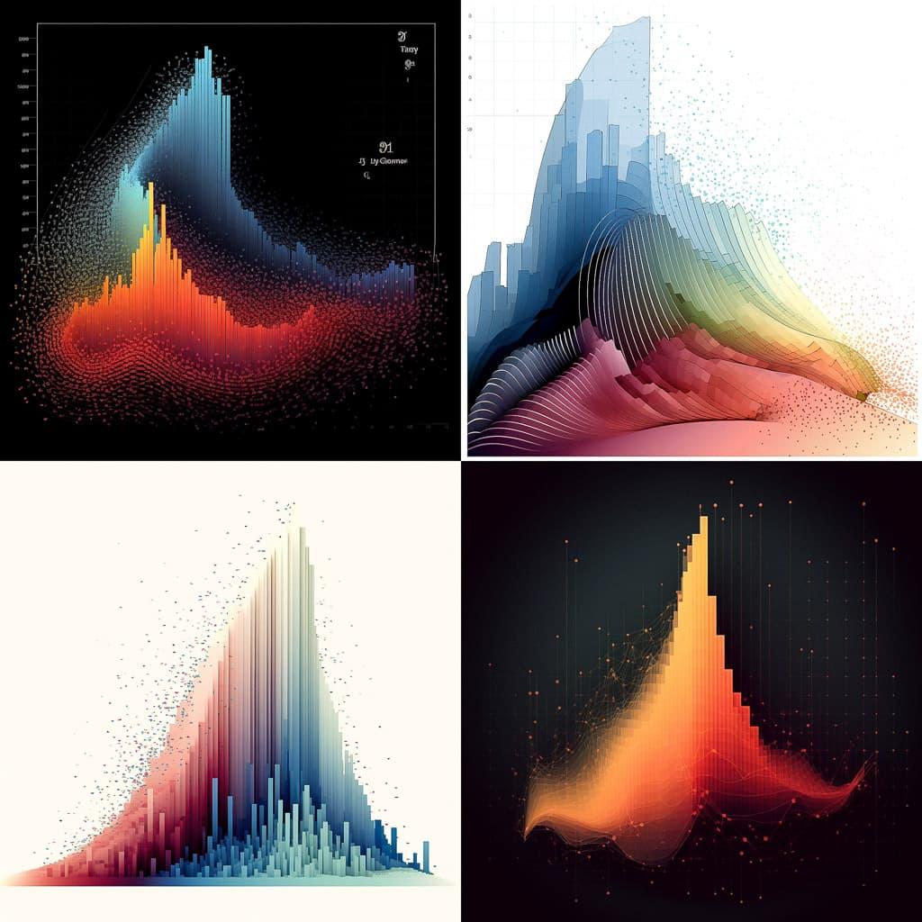 Statistical graph style, Midjourney V5.1, render 1 of 4