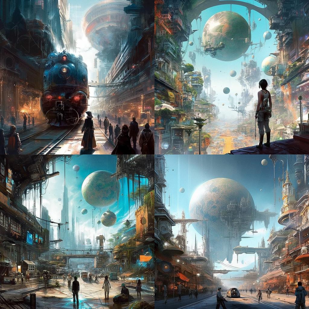 Stephan Martiniere style, Midjourney V5.1, render 1 of 4