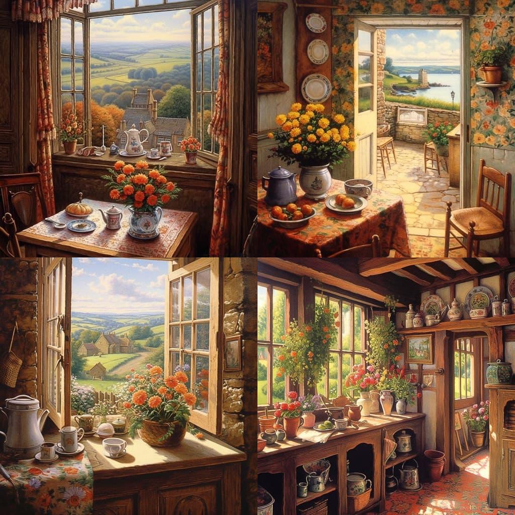 Stephen Darbishire style, Midjourney V5.1, render 1 of 4