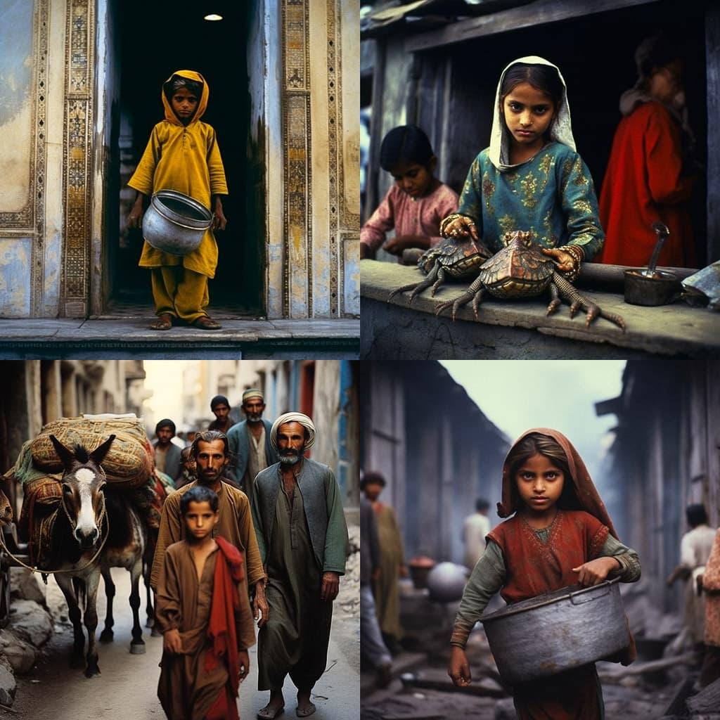 Steve McCurry style, Midjourney V5.1, render 1 of 4