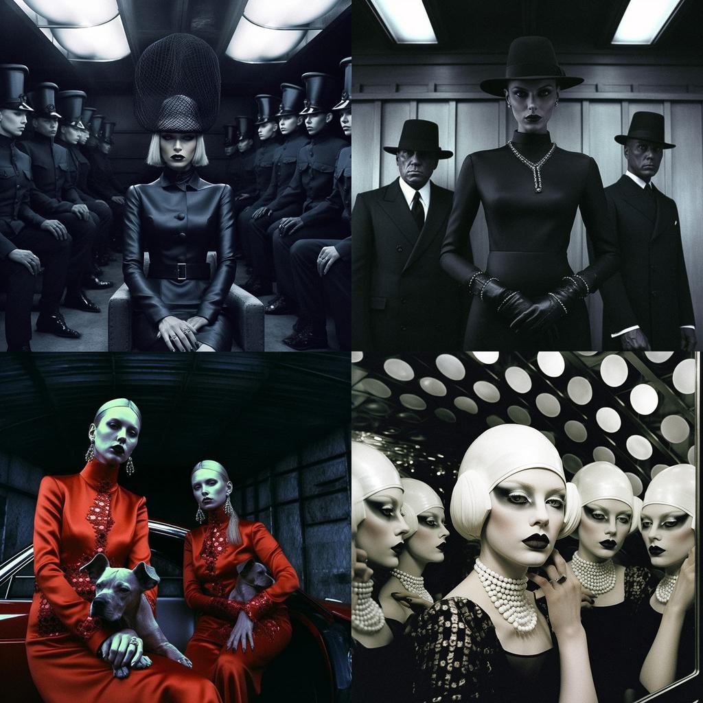 Steven Klein style, Midjourney V5.1, render 1 of 4