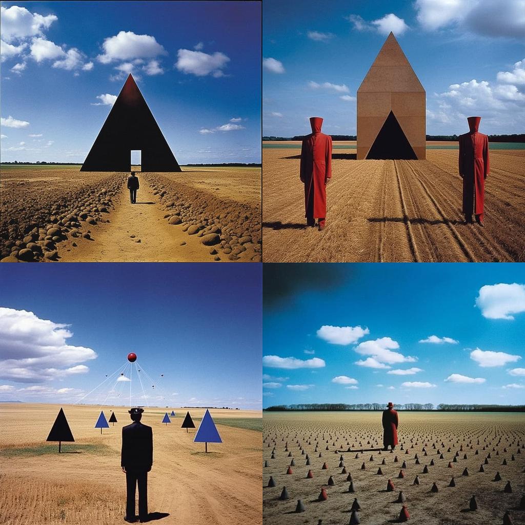 Storm Thorgerson style, Midjourney V5.1, render 1 of 4