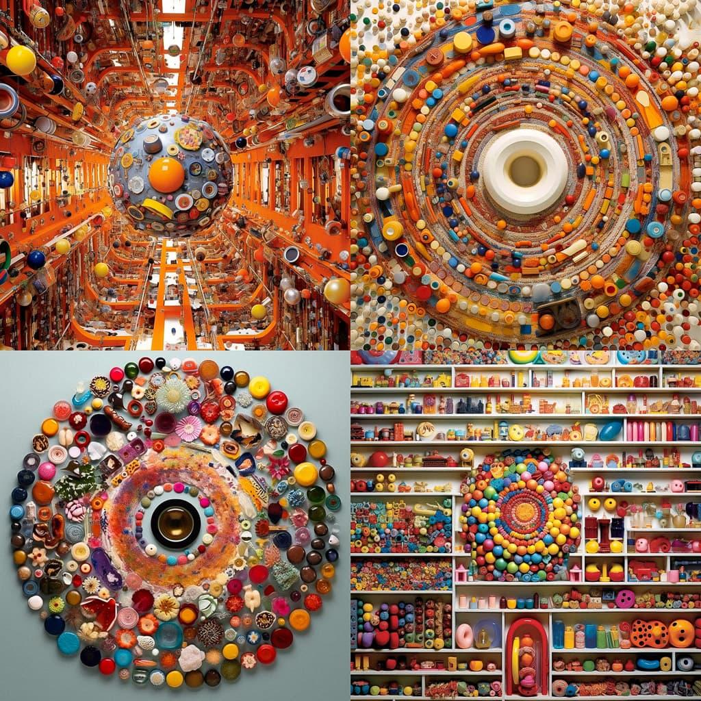 Stuart Haygarth style, Midjourney V5.1, render 1 of 4