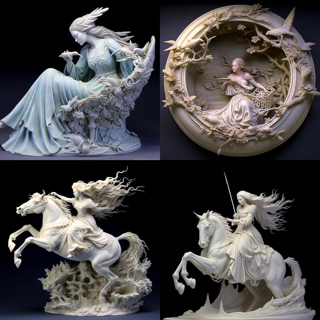 Suzanne Lalique style, Midjourney V5.1, render 1 of 4
