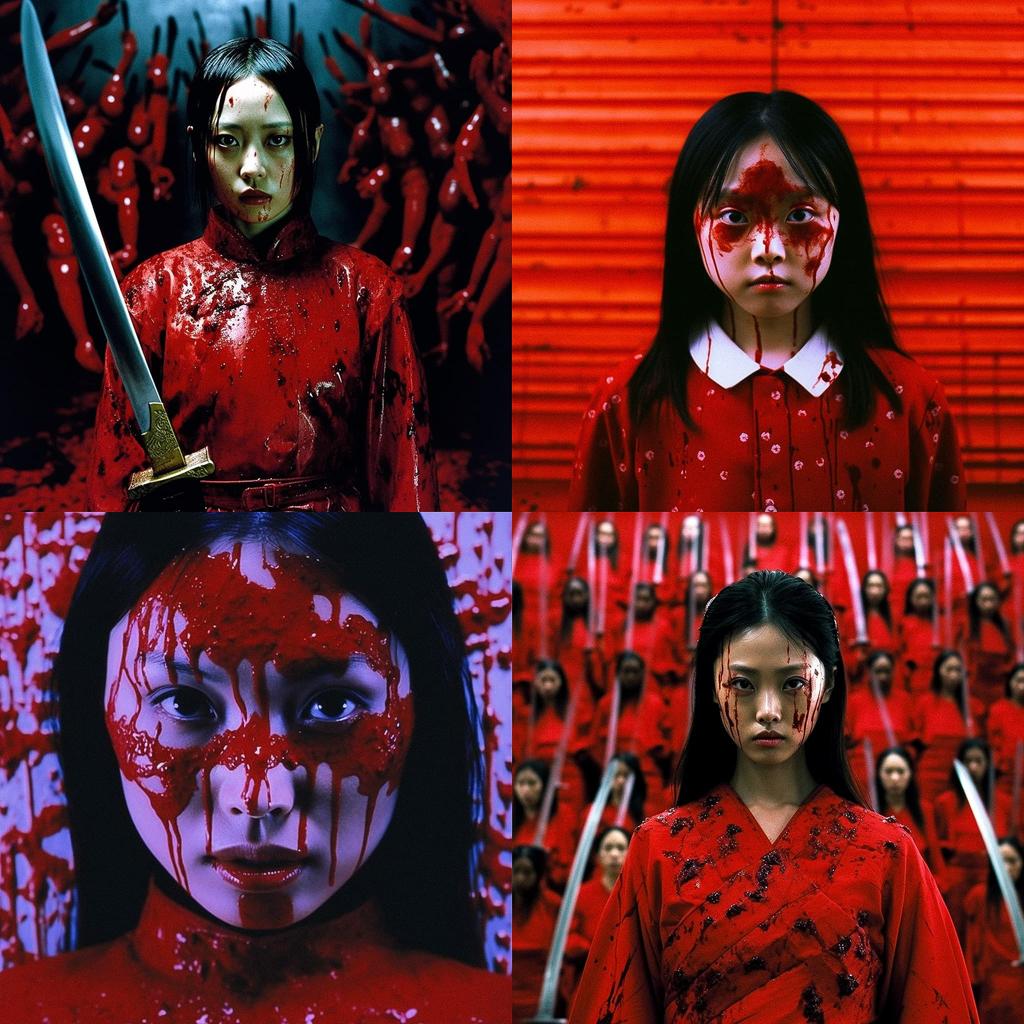 Takashi Miike style, Midjourney V5.1, render 1 of 4