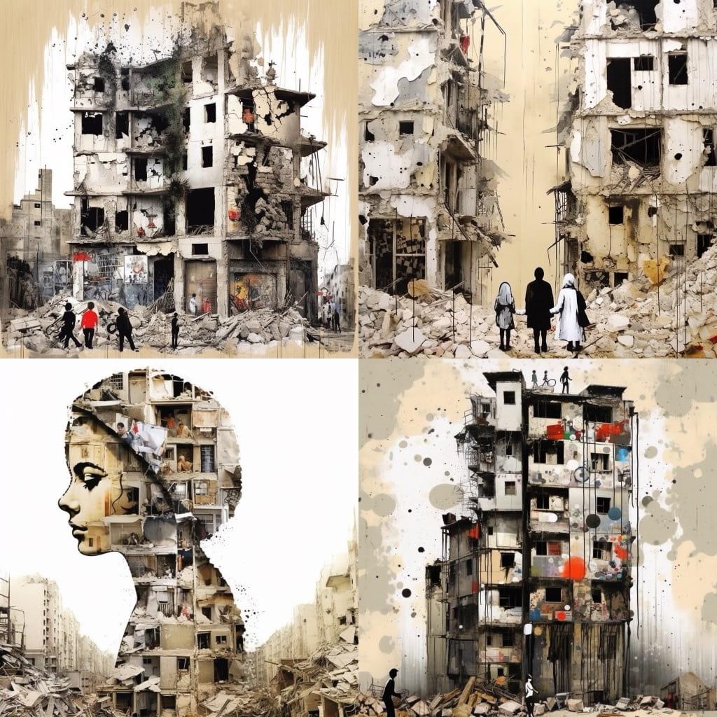 Tammam Azzam style, Midjourney V5.1, render 1 of 4