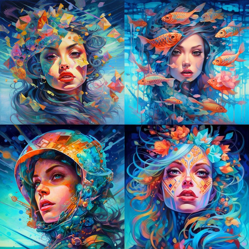 Tanya Shatseva style, Midjourney V5.1, render 1 of 4