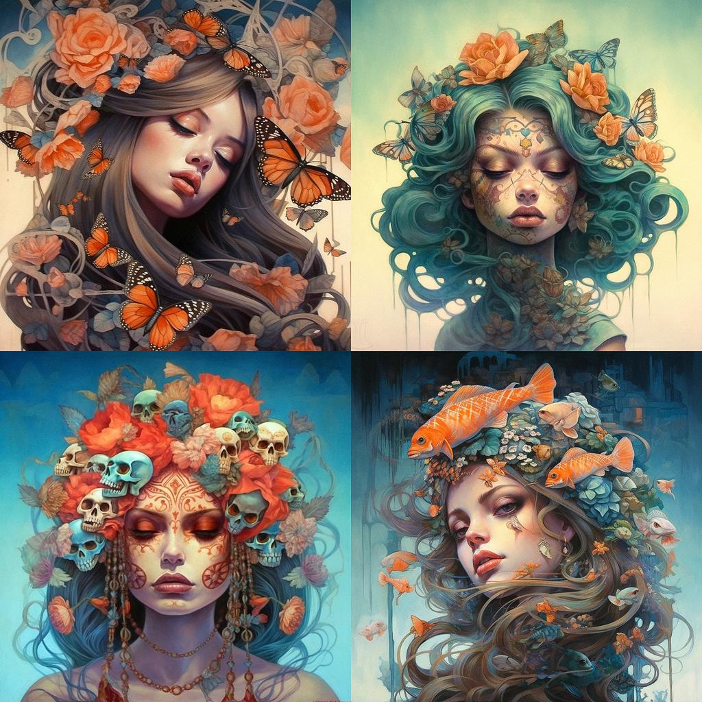 Tatiana Suarez style, Midjourney V5.1, render 1 of 4