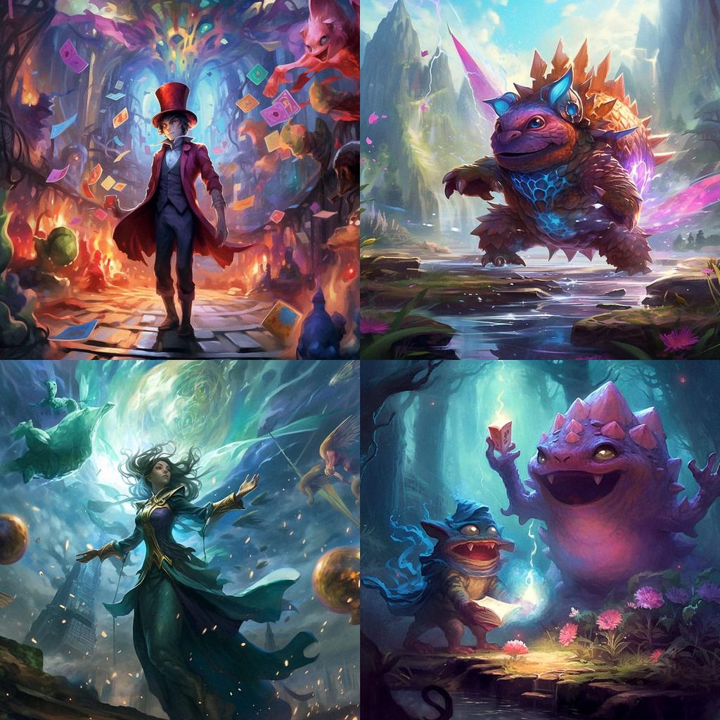TCG artwork style, Midjourney V5.1, render 1 of 4