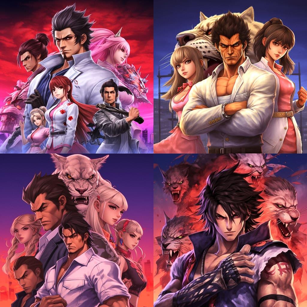 Tekken style, Midjourney V5.1, render 1 of 4
