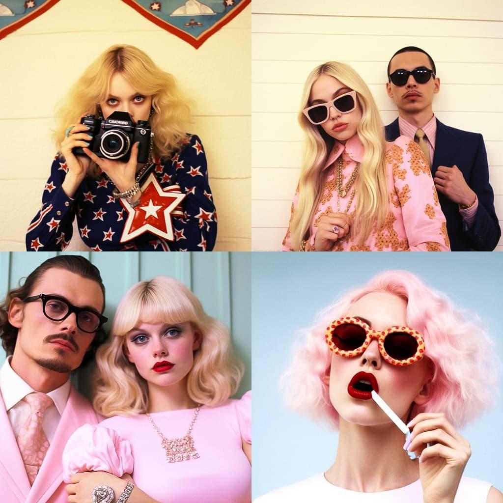 Terry Richardson style, Midjourney V5.1, render 1 of 4
