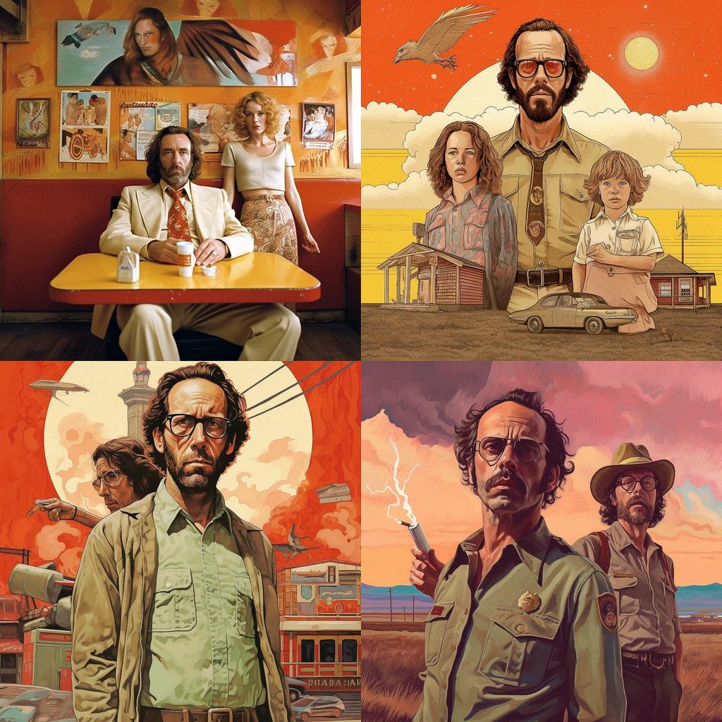 The Coen Brothers style, Midjourney V5.1, render 1 of 4